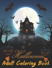 Halloween Adult Coloring Book