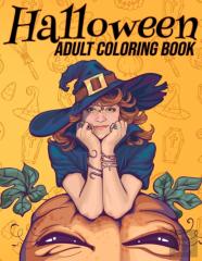 Halloween Adult Coloring Book