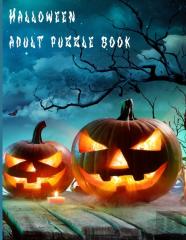 Halloween Adult Puzzle Book