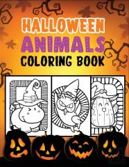 Halloween Animals Coloring Book
