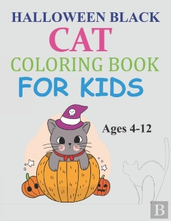 Bertrand.pt - Halloween Black Cat Coloring Book For Kids Ages 4-12