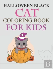 Halloween Black Cat Coloring Book For Kids