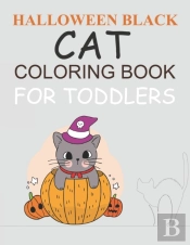 Halloween Black Cat Coloring Book For Toddlers