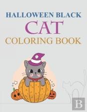 Halloween Black Cat Coloring Book