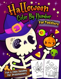 Bertrand.pt - Halloween Color By Number For Toddlers