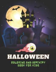 Halloween Coloring And Activity Book For Kids