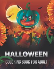 Halloween Coloring Book For Adult