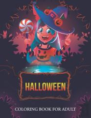 Halloween Coloring Book For Adult