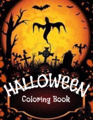 Halloween Coloring Book For Adults