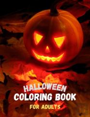 Halloween Coloring Book For Adults