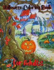 Halloween Coloring Book For Adults