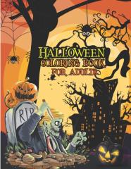 Halloween Coloring Book For Adults