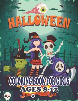 Bertrand.pt - Halloween Coloring Book For Girls Ages 8-12