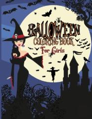 Halloween Coloring Book For Girls