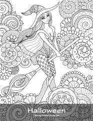 Halloween Coloring Book For Grown-Ups 1