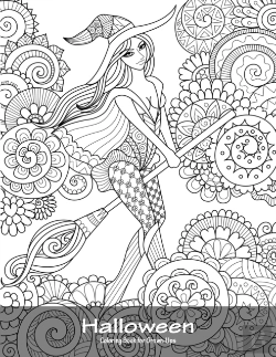 Bertrand.pt - Halloween Coloring Book For Grown-Ups 1