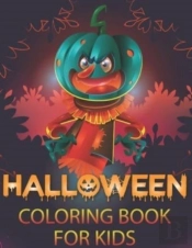 Halloween Coloring Book For Kids 4-8