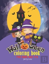 Halloween Coloring Book For Kids Age 4-8