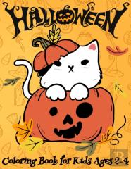 Halloween Coloring Book For Kids Ages 2-4