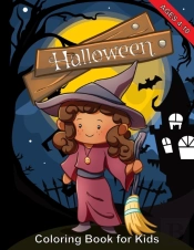 Halloween Coloring Book For Kids Ages 4-10