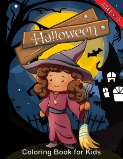 Bertrand.pt - Halloween Coloring Book For Kids Ages 4-10