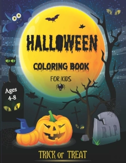 Bertrand.pt - Halloween Coloring Book For Kids Ages 4-8