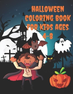 Bertrand.pt - Halloween Coloring Book For Kids Ages 4-8