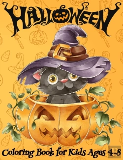 Bertrand.pt - Halloween Coloring Book For Kids Ages 4-8