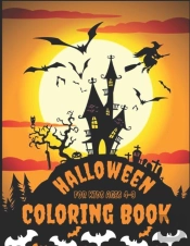 Halloween Coloring Book For Kids Ages 4-8