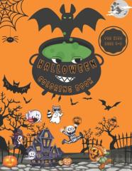 Halloween Coloring Book For Kids Ages 4-8