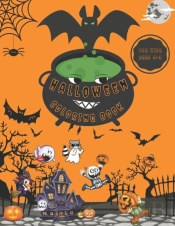 Halloween Coloring Book For Kids Ages 4-8