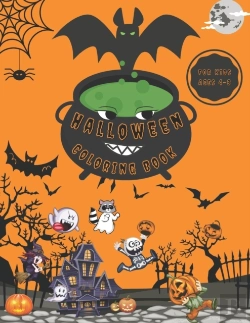 Bertrand.pt - Halloween Coloring Book For Kids Ages 4-8
