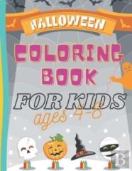Halloween Coloring Book For Kids Ages 4-8