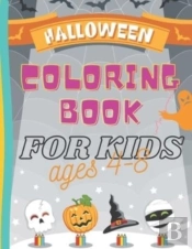 Halloween Coloring Book For Kids Ages 4-8