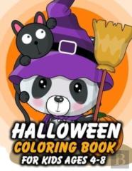 Halloween Coloring Book For Kids Ages 4-8