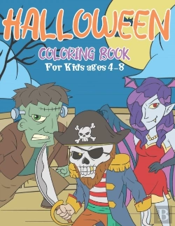 Bertrand.pt - Halloween Coloring Book For Kids Ages 4-8