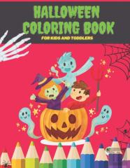 Halloween Coloring Book For Kids And Toddlers