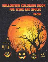 Halloween Coloring Book For Teens And Adults