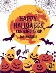 Halloween Coloring Book For Toddlers