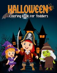 Halloween Coloring Book For Toddlers
