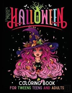 Bertrand.pt - Halloween Coloring Book For Tweens Teens And Adults