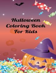 Halloween Coloring Book, Great  For Kids Ages 2-4 And 4-8, Cute Coloring Pages For Kids (60 Pages, 8.5x11inches)
