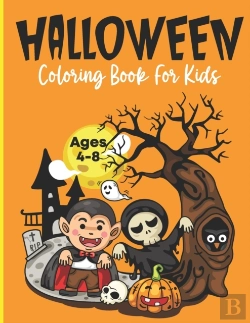 Bertrand.pt - Halloween Coloring Books For Kids Ages 4-8