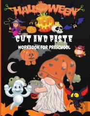 Halloween Cut And Paste Workbook For Preschool