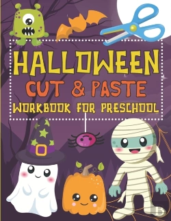 Bertrand.pt - Halloween Cut & Paste Workbook For Preschool