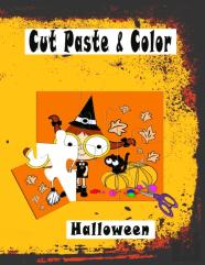 Halloween Cut Paste And Color
