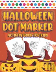 Halloween Dot Marker Activity Book For Kids