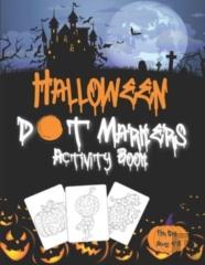 Halloween Dot Markers Activity Book For Kids Ages 4-8