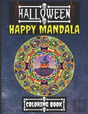 Halloween Happy Mandala Coloring Book