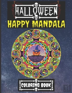 Bertrand.pt - Halloween Happy Mandala Coloring Book